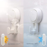 5 Pack Suction Cup Storage Baskets, Drill-Free Wall Organisers for Soap, Towels, Toiletries, Kitchen V1189-LC-AMZ-00272