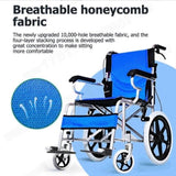 16 Lightweight Foldable Wheelchair Flat-Free Tires Handbrakes V178-66961