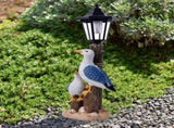 Darzheoy Pelican Garden Statue with Solar Lantern Pelican Solar Light for Outside Decor Sculptures & V1189-WXFWAL-20260326-02374