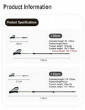 Carbon Fiber Adjustable Hiking Trekking Pole, 3 Section Lightweight Walking Stick, Suitable For V1221-XM-LB2781-GM110
