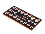 3/8" Drive Crowfoot Wrench Set with 2 Extension Bars, 24-Piece Crows Foot Wrench Set, SAE 3/8"-1" V952-LBXBSTZJT3824T2HUV0
