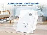 2.4GHz WiFi Wall Touch Light Switch with Type-C USB Power Outlet Neutral Wire Required 2 Way Control V1294-YM0901-HS7880WUS-2