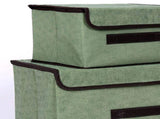 4 Pcs Non Woven Storage Box Case Dustproof Collapsible Two Large and Two Small for Household Home V1294-YM0512-3117220250911