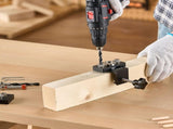 Doweling Jig Kit, Self Centering Dowel Drill Jig for Straight Holes, Aluminum Alloy Woodworking V952-ZJJJJXZKJJ00ELCE6001V0