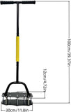 Manual Lawn Aerator Tool with Spring-Loaded Spikes, Heavy-Duty Soil Loosener for Garden Yard, V1107-CS-CPTQGJ