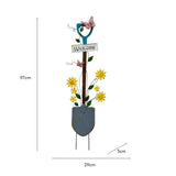 Colour Spade Garden Stake / Wall Decoration 95cm V637-71305SPD