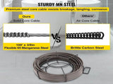 Drain Cleaning Cable 100 Feet x 3/8 Inch Solid Core Cable Sewer Cable Drain Auger Cable Cleaner V952-GDGJTZ100FT380001V0
