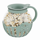 Popcorn Maker Microwave Snack Popcorn Air Poppers 2.25 Quart Popcorn Bowl Borosilicate Kitchen Acces V1369-AZ3-W-12735