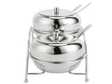 Stainless Steel Condiment Seasoning Containers Pots Set Salt Pepper Sugar Storage Organizers V1294-YM0718-3118210024811