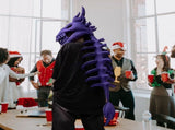 3D Spinosaurus Plush Skeleton Headpiece & Spine, Realistic Dino-Themed Wearable Decor for Halloween, V1370-AZ4-24799