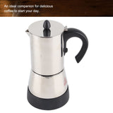 300ml Electric Stainless Steel Espresso Coffee Mocha Pot Electric Coffee Maker V1294-YM0901-JY15713-02