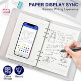 Smart Digital Notebook AI Powered Digital Sketchbook Set with Sync Pen and A5 Erasable Paper Refill V985-DIGITALNOTEBOOK