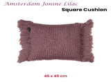 KAAT Amsterdam Jonine Lilac Square Filled Cushion 45cm x 45cm V442-HIN-CUSHION-AMSTERDAMJONINE-LILAC-SQ