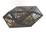 Wrought Iron Hollow Lampshade Modern Stylish Hollow Out Lamp Shade Metal Pendant Lamp Shade for E27 V1294-YM0901-3119240085911