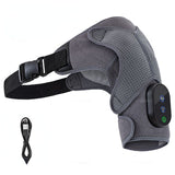 Smart Shoulder Massager Graphene Heat & Dual-Freq Vibration, 3 Modes, Relieves Neck Fatigue. V1385-JBAMY-WU-1018-001