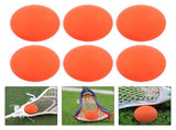 6Pcs Low Bounce PVC Street Hockey Balls High Visibility Outdoor Hockey Practice Balls V1369-AZ3-W-22718