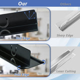 Stove Covers Stainless Steel 2 Packs, 13.8-27.6 Inch Adjustable Heat Not Filler Black,2 Packs x V1370-AZ4-10346
