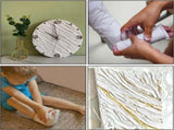 QZS DIY Sculptures Bandage Plaster Cloth Rolls Set of 6 Plaster Strip 1.97x106.3in DIY Hobby Crafts V1189-WXFWAL-20260319-01014