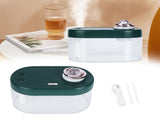 1L USB Powered Desktop Double Spraying Humidifier with Ambient Night Light for Home OfficeGreen V1294-YM0901-3113200162413