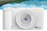 4K Digital Camera Flip Screen Autofocus for Vlogging and Photography Beginners - White V1263-JX-6749-2