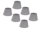 6 Pcs Cloth Lamp Shade Good Light Transmission E14 Candle Bulb Lamp Cover Classic Fabric Lampshade V1294-YM0718-3119220085211