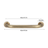 Brass Bathtub Handrail Mounted Helping Handle Bars for Children Pregnants Elderly V1294-YM0901-3112200075611