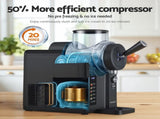 Devanti 2L Slushie Machine Ice Cream Maker Frozen Smoothies Milkshakes Black SLS-CR01-2L-BK