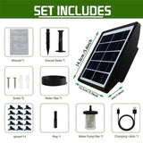 Solar-Powered Automatic Misting Irrigation Kit with Smart Timer, Ideal for Indoor Potted Plants, V1341-ZY-WP8SKLG5-SD10