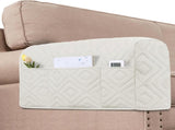 Armrest Covers for Sofa Water Resistant Couch Arm Remote Control Holder Organizer Magazine, Tablet, V1259-DP01-A-4453