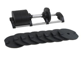 Powertrain Eon 2 x 36kg Dial-Up Adjustable Dumbbell Home Gym Weights DMB-B10-036-2
