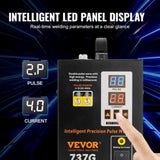 Spot Welder, 737G Pulse Spot Welder, Portable High-Power Machine Soldering Station with 2 V952-BYQDCDHJX012D60INV3