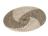 Woven Wall Basket Decor Handcrafted Seagrass Hanging Baskets Multifunction Woven Insulation Pad for V1294-YM0703-3115230050612
