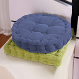 SOGA 4X Blue Round Cushion Soft Leaning Plush Backrest Throw Seat Pillow Home Office Decor ROUNDCU98X4