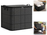 Large Capacity Storage Bags, Foldable Closet Organizers for Clothes Blankets Comforters, Space V1366-AZ2-W-18297