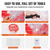 VEVOR Inflatable Bumper Ball 1-Pack, 5FT/1.5M Body Sumo Zorb Balls for Teen & Adult, 0.8mm Thick PVC V952-CRKCQPPQZJ5Y74IFGV0