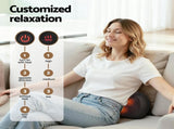 Livemor Leg Foot Massager Air Compression With Back Neck Massager Heat MAS-FOOT-NECK-01-BK