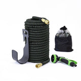 30m Garden Hose Strong Heavy Duty Expandable Flexible Hose Water Spray Nozzle V63-930011