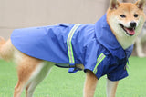 Pet Raincoat Outdoor Waterproof Dog Poncho for Small and Medium Dogs - Blue V1263-JX-6216-7