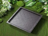 Durable Grey Plastic Plant Stand with Wheels for Indoor and Outdoor V1192-AZ-W-25074