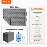 VEVOR Spill Pads, Universal Absorbing Mat Absorbs up 12 Gal, 13" L x10" W Polypropylene V952-FYCKZYPTYXXS5YJ6NV0