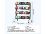 3D Printer Filament Storage Rack, 4 Tier Heavy Duty Storage Shelf, Rolling Filament Spool Holders V952-3DDYSNJYDSSCMA4RR001V0