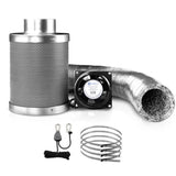 Green Fingers Kit Fan Hydroponics Grow Tent Kit Carbon Filter Duct,Green Fingers GT-KIT-VENT-4IN
