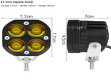 Yellow Led Pods Lights 3Inch 40W Led Driving Off Road Lighting 12V 24V Spot Cube Light Bar for 4WD V1369-AZ3-W-01183