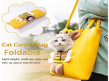 Cat Carrier Bag Small Dog Purse, Cute Bee-Shaped Show Head Small Dog Carrier,Pet Canvas Shoulder V1192-AZ-W-25929