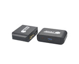 Compact 1080P USB3.0 to HDMI-compatibleVGA Adapter Video Converter for Laptop Computer Black V1263-JX-1063