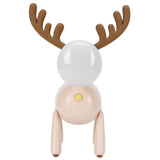 LED Night Light Cartoon Deer-Shaped Table Lamp 1200mAh USB Charging Bedroom DecorationLight Brown V1294-YM0721-3119210002012