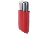 Cigar Case Holder Portable Leather 2 Holder Cigar Case with Stainless Steel Tube for Outdoor Travel V1294-YM0703-3117230048511