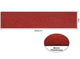 Marlow Extra Large Floor Rug Outdoor 90cm x 305cm Red FR2046-PA-WI
