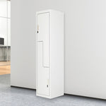 Grey Two-Door L-shaped Office Gym Shed Storage Lockers V63-835121