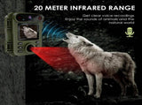 32MP 1080P Infrared Night Vision Scouting Camera, IP66 Waterproof Outdoor Wildlife Sensor Camera V888-ELOSUNG55137